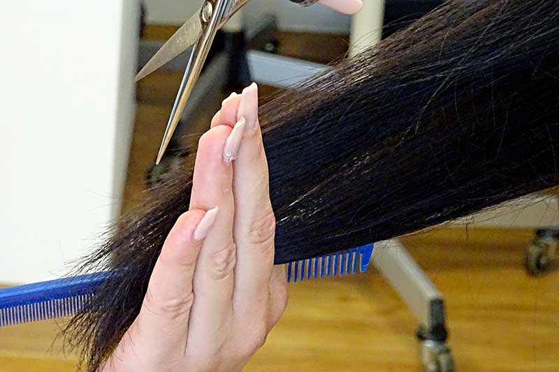 Haarschnitt Styling